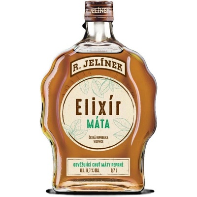 Elixír z mäty 14,7% 0,7 l (čistá fľaša)