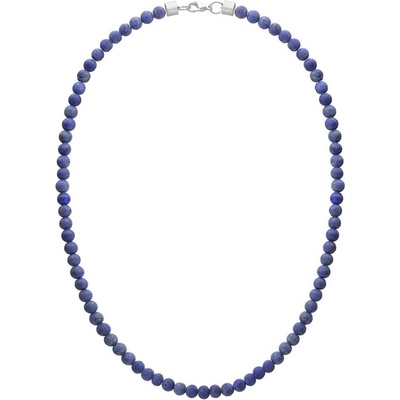 Manoki Pánský korálkový náhrdelník lapis lazuli X-WA856SN/45 Modrá