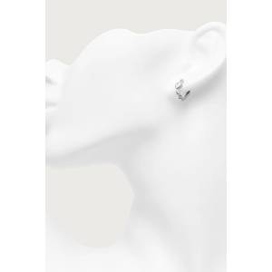 Guess обици дамски от неръждаема стомана с циркон CRYSTAL LOVE (JUBE06.365JW)