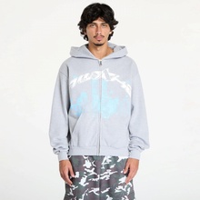 Awake NY Skyline Zip Up Hoodie Heather Grey