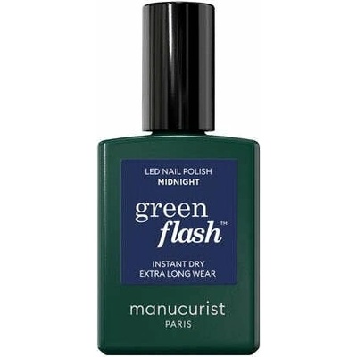 OPI MANUCURIST_Green Flash LED gelový lak na nehty Midnight 15ml