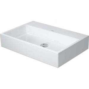 Duravit Vero Air - Умивалник за вграждане 70x47 см, без преливник, без отвор за смесител, бял 2350700079 (2350700079)