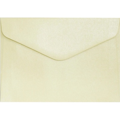 Galeria Papieru Ozdobné obálky Pearl - C6, 150 g/m2, slonová kost, 10 ks