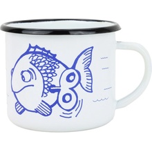 BELIS ČESKÝ PLECHÁČEK bílý Rybka 8 cm 350 ml 11008-039RDM04