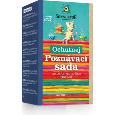 Sonnentor BIO čajová poznávacia sada ovocná 20 vreciek
