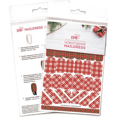 E.Mi Vodolepka Naildress Slider Design 26 Scottish Tartan