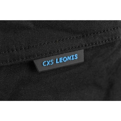 CXS Kraťasy LEONIS pánské černé s modro/červenými doplňky