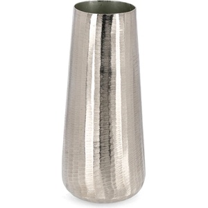 Bizzotto ДЕКОРАТИВНА КАШПА chisel 34cm СРЕБРО (0184272)