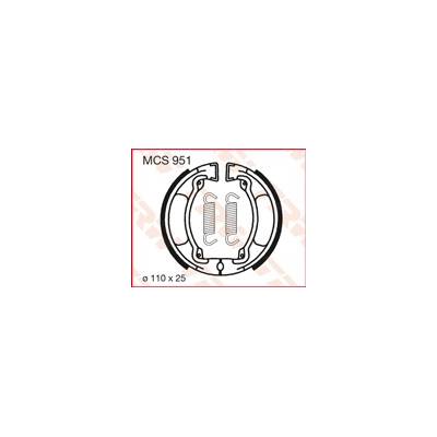 TRW ZF brzdové čelisti YAMAHA DT 50, DT 100, MX 100 (110x25mm) (Y504)