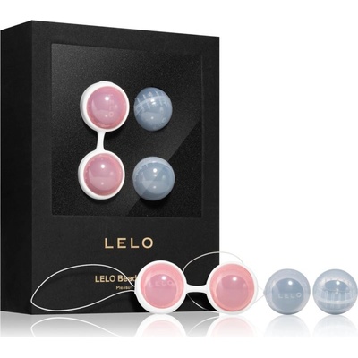 Lelo Beads růžová venušina kulička 30 g + modré venušina kulička 34 g
