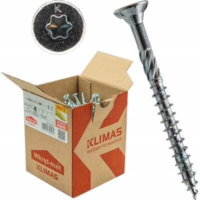 Šrouby do dřeva Klimas Wkręt-Met 8 x 240 mm 50 ks