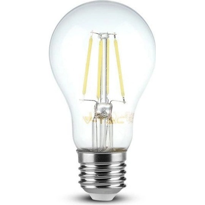 V-TAC Retro LED žiarovka E27, 10W, 1055lm, A60 Studená biela