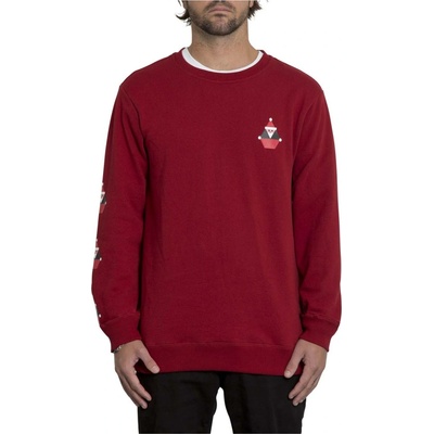 Volcom Santastone Crew Flc Deep Red