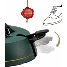 Stojan na vianočný stromček Krinner Comfort Grip S / max. Kmeň O 11 cm / 3 l / plast / nožná páka / tmavozelená