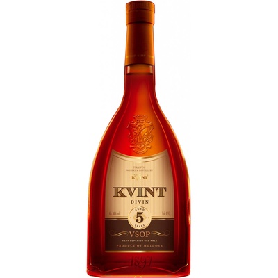 Kvint Divin VSOP Brandy 5y 40% 0,5 l (čistá fľaša)