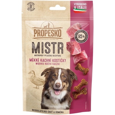 Propesko Dog Mistr měkké kachní kostičky GF 90 g
