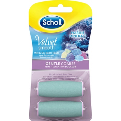 Scholl Velvet Smooth Wet & Dry Marine Minerals jemně drsná 2 ks