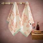 Yvonne Ellen Хавлиена кърпа Yvonne Ellen Signature Floral Towel - Vintage Rose