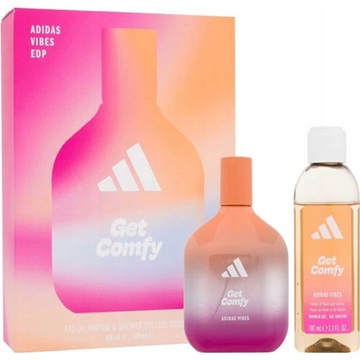 Adidas Vibes Get Comfy EDP 100 ml + sprchový gel 100 ml