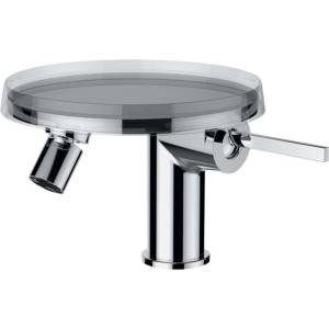Laufen Kartell - Смесител за биде Disc с дръжка, с излив, хром H3413310041111 (H3413310041111)