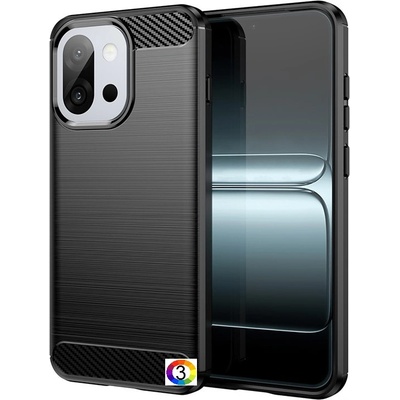 OnePlus 13s 5G / OnePlus 13T 5G Удароустойчив Carbon Fiber Калъф и Протектор