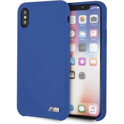 BMW Силиконов калъф BMW M Collection за iPhone X / Xs - син (3700740435298)