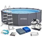 Intex Басейн с плоскости графит - 478см х 124см - 26384NP - Intex (28384NP)