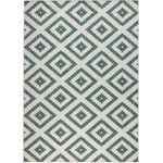 Hanse Home Зелен и кремав килим за открито , 160 x 230 cm Malta - NORTHRUGS (103131-160x230)