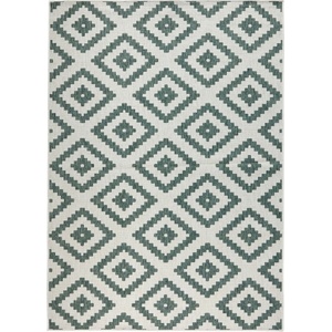 Hanse Home Зелен и кремав килим за открито , 160 x 230 cm Malta - NORTHRUGS (103131-160x230)