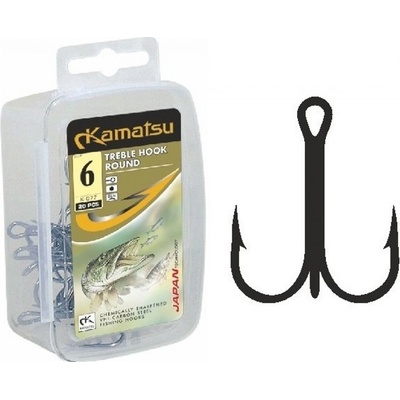 Kamatsu trojháček Treble Hook Round vel.1 1 ks