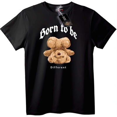 NOONEBRAND Тениска Роден различен мечок - 3XL, White