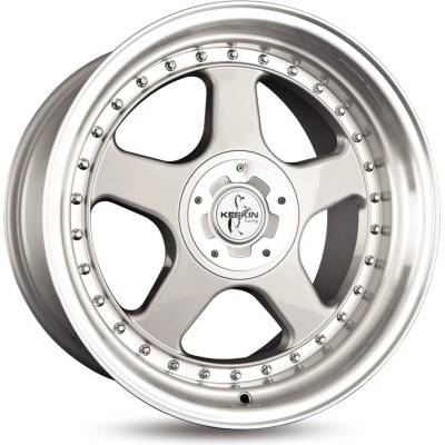 Keskin KT1 10x18 5x112 + 120 ET18 silver lip polished