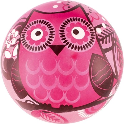 Lopta nafúknutá sova vinyl 22cm