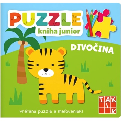 Divočina - Puzzle kniha junior