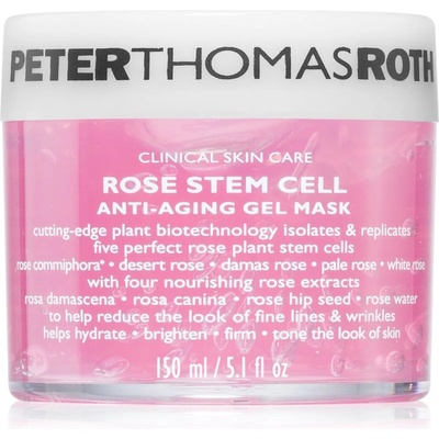 Peter Thomas Roth Rose Stem Cell Anti-Aging Gel Mask хидратираща маска с гел текстура 150ml