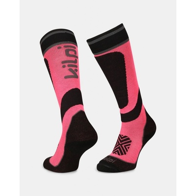 Kilpi Anxo-J dětské lyžařské podkolenky dark pink
