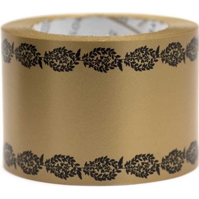 Pietní stuha dubová ratolest 8/50 - zlatá - ST2701