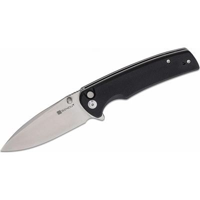 SENCUT Sachse Black G10 Handle Satin Finished 9Cr18MoV Blade S21007-5