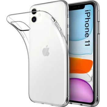Apple Силиконов калъф кейс за iPhone 11, 1mm прозрачен