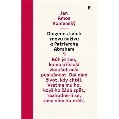 Diogenes kynik znovu naživu a Patriarcha Abraham - Jan Amos Komenský