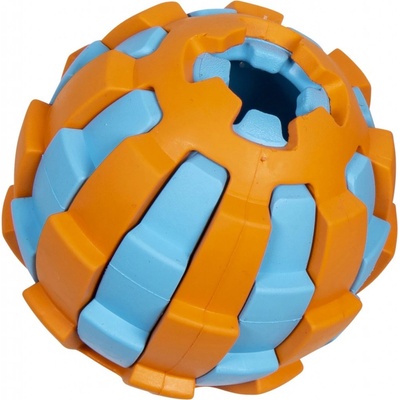 Jack and Vanilla míček na pamlsky modro/oranžový 6,5 cm