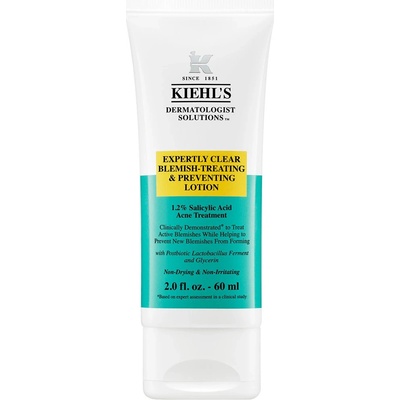 Kiehl's Dermatologist Solutions Expertly Clear Blemish-Treating Preventing Lotion krém na tvár na aknóznu pleť 60 ml
