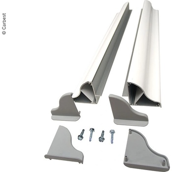 CARBEST Комплект спойлер за монтаж на слънчев панел с ширина до 410 мм, 1 чифт, 4 ъгъла, 2 бр (850900)