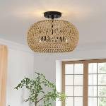 Elstead Lighting Quoizel QZ-CASABLANCA-3SF-PBZ - Таванно осветително тяло CASABLANCA 3xE27/60W/230V (ED0790)