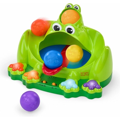 Bright Starts Interaktívna Poppin' Ball Frog 074451171596
