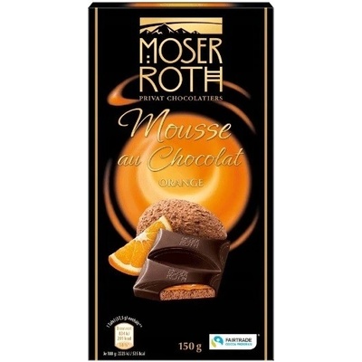 Moser Roth Hořká s příchutí pomeranče Mousse , 150 g