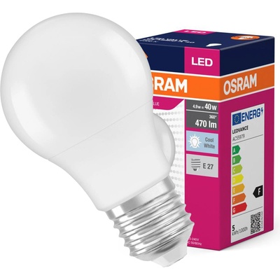 Osram LED VALUE CLAS A 40 5.5 W/4000K E27 biela