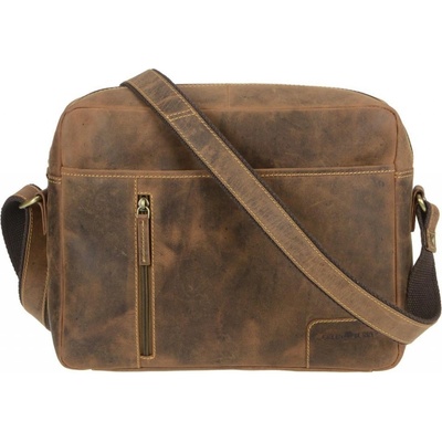 GreenBurry Vintage Reporter bag landscape format leather 1653-25