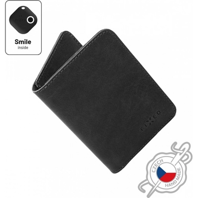 Fixed kožená peňaženka Smile XL se smart trackerem Smile PRO černá FIXSM SWXL2 BK černá