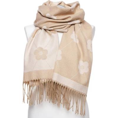 Dámská šála Lurex Blossom béžová
